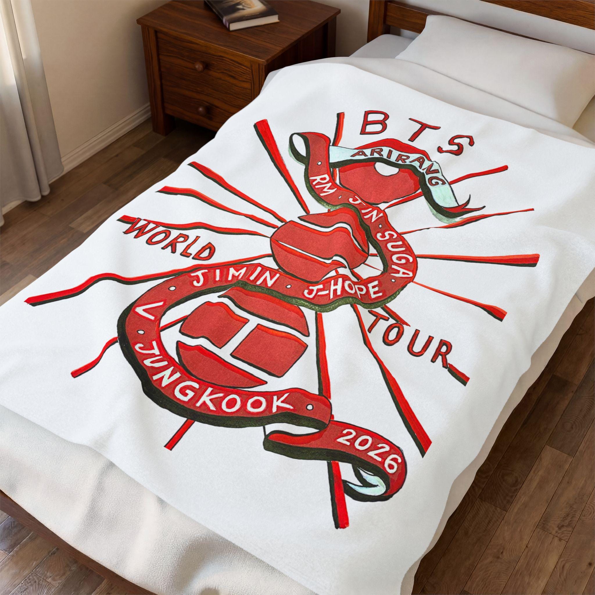 【BTS OFFICIAL MERCH】 ［ARIRANG]BLANKET BTS Arirang Blanket - Etsy