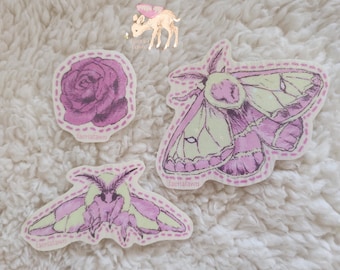 Rosie Maple Moth - Stickers