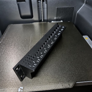 Metric Drill Bit Organizer | 1-10mm Angled Wall Rack | USA Made Tool Storage