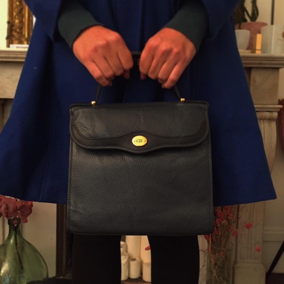 Vintage Blue Christian Dior Handbag