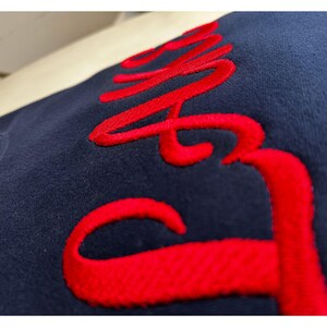 Custom Puff Embroidered Sweatshirt, Personalized 3D Text Hoodie image 3