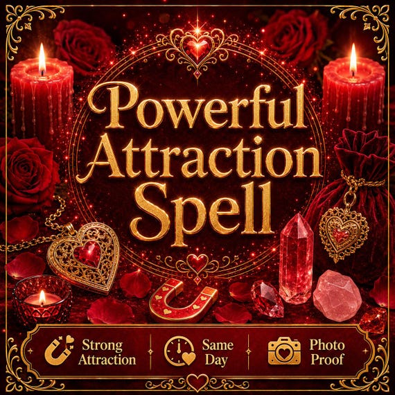 Powerful Attraction Spell – Become Irresistible, Desired & Energetically Magnetic