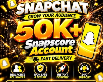 50K+ Snapscore Snapchat Account | Digital Download, Fast Delivery