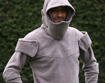 Knight Armour hoodie - Medieval hoodie for men - knight hoodie - medieval cosplay -knight