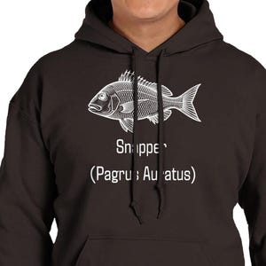 Snapper Hoodie – NZ Fishing Inspired Graphic - Classic Unisex Pullover Hoodie