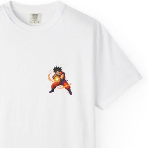 Fireball Martial Artist T-Shirt | Small Chest Graphic image 1
