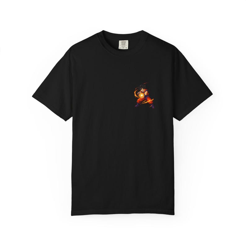 Fireball Martial Artist T-Shirt | Small Chest Graphic image 2