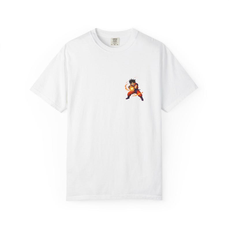 Fireball Martial Artist T-Shirt | Small Chest Graphic image 1