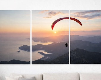 Custom Photo Canvas Wall Art Personalized Triptych Canvas Print