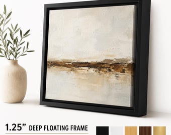 Canvas Floating Frame 1.25” Deep – Gallery Wall Frame for Canvas Art, Made in USA, Modern Wall Decor,Limited Time Deal