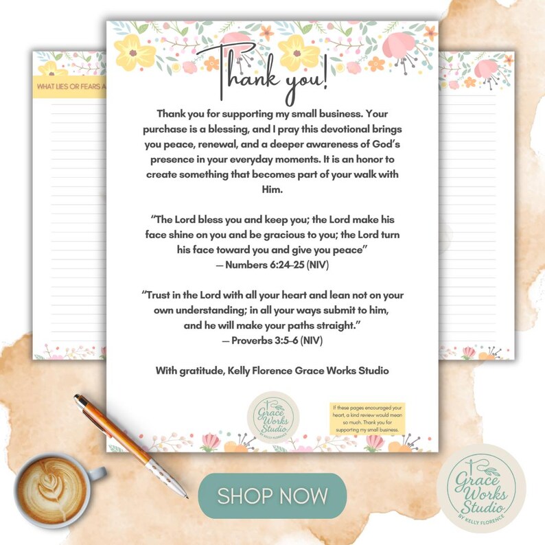 Bible Study | Identity in Christ Floral Devotional | 30‑day Christian ...