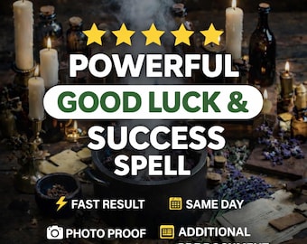 Incantesimo per il successo e la buona sorte, incantesimo per la prosperità e l'abbondanza, attrazione di fama, amore e fortuna, potente allineamento energetico in giornata.