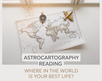 Astrocartography Reading | Relocation Astrology Map | Best Places for Live, Career, Love and Soul Alignment | Same Hour Astromap Analysis