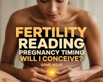 Fertility Tarot Reading, In-Depth Conception Prediction, Pregnancy Timing, Future Fertility Predictions, Same Hour Fast PDF Delivery