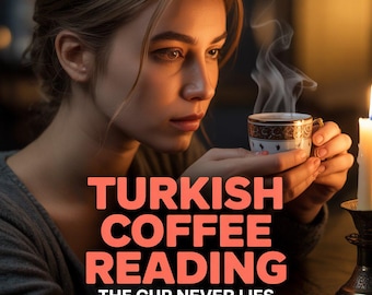 Lettura della tazza di caffè turco, predizioni su amore, carriera e futuro, tasseografia, consulti psichici in un'ora