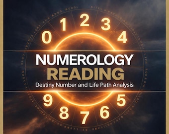 Personalized Numerology Reading, Career and Life Path & Soul Destiny Number Report, Name Meaning Analysis, Same Hour PDF