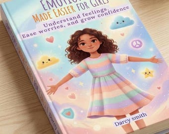 Cuaderno de ejercicios de regulación emocional para niñas / Habilidades para afrontar la ansiedad, SEL PDF (Descarga digital)