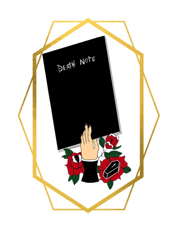 Death Note Tattoo Art | Etsy
