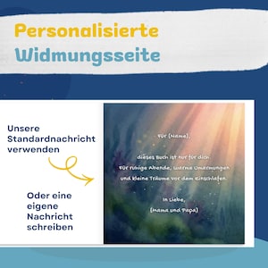 Personalisiertes Kinderbuch mit Wunschnamen, Gute Nacht Buch Baby,Einschlafgeschichte & Einschlafbuch, Baby Geschenk zur Geburt,Taufgeschenk imagen 5