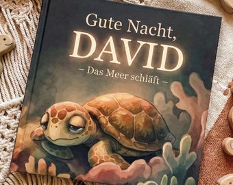 Personalisiertes Kinderbuch mit Wunschnamen,Gute Nacht Buch Baby,Einschlafgeschichte & Einschlafbuch,Baby Geschenk zur Geburt,Taufgeschenk