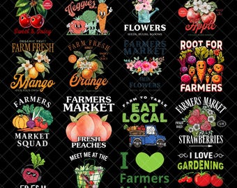 Farmers Market PNG, Farmers Market Clipart, Vegetable Clipart, Fruit Clipart, Farmers Market, Flower Shop PNG, Garden Clipart, Produce PNG