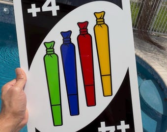 Dibujo de 4 articulaciones en tarjeta, arte mural acrílico