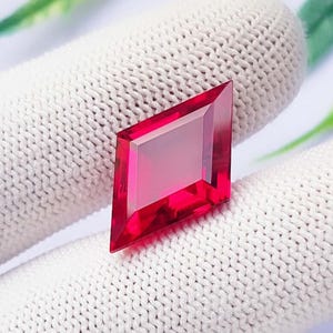 8 Ct Natura Burma Red Color Ruby Fancy Cut  Certified Loose Gemstone
