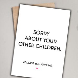 Am I Your Favorite Child? Funny Mother's Day Card, Nursing Home Humor printable Sibling Rivalry Card for Mom instant download
