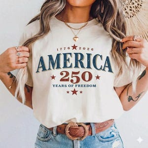Retro USA 250th Anniversary 2026 PNG  1776–2026 Patriotic Graphic 4th of July Shirt Design T Shirts Sweatshirt Hoodie Sublimation POD