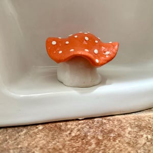 Handmade Mushroom Toilet Bolt Caps