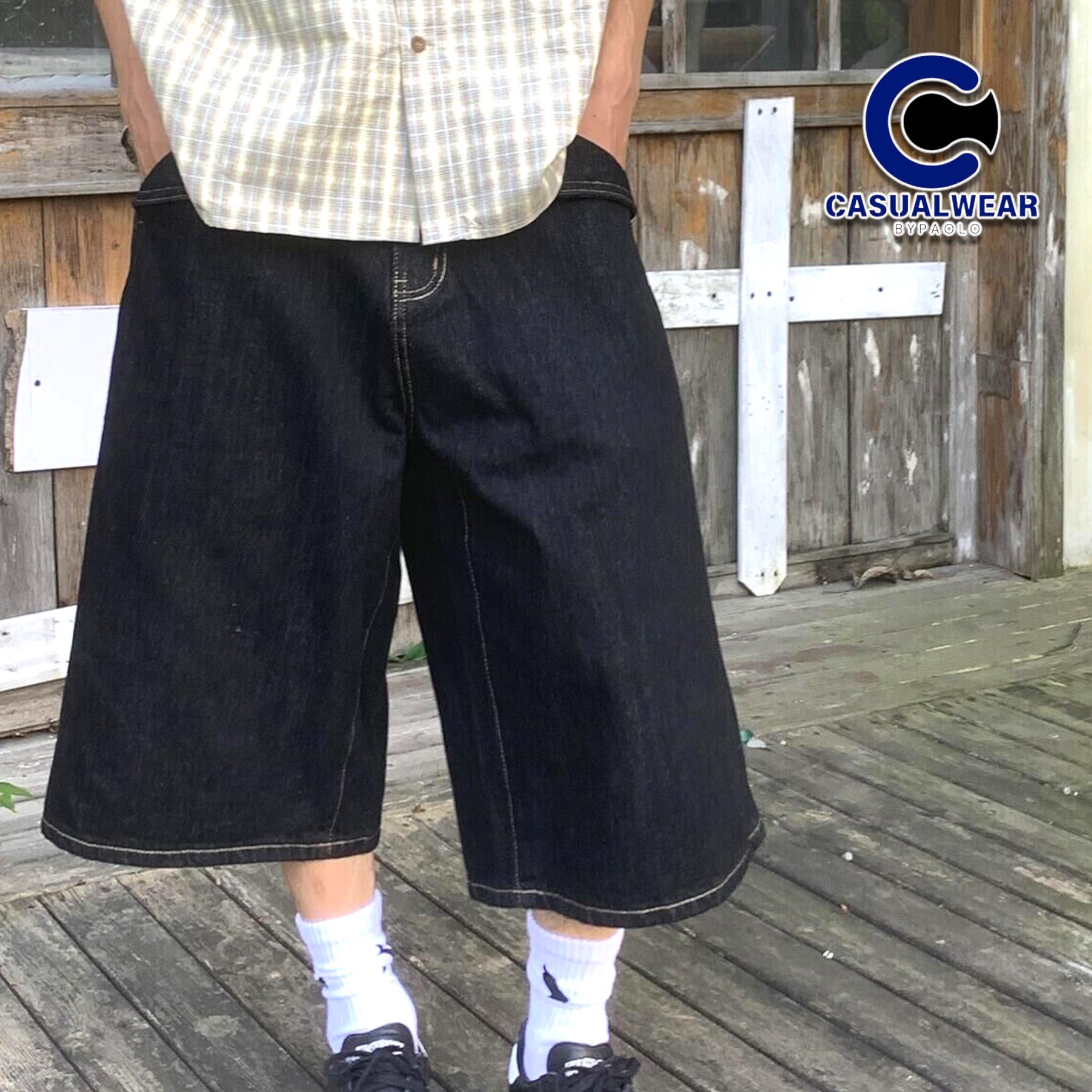 Jorts Y2k Black - Etsy