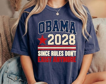 Camiseta política Obama 2028: Camiseta electoral política vintage