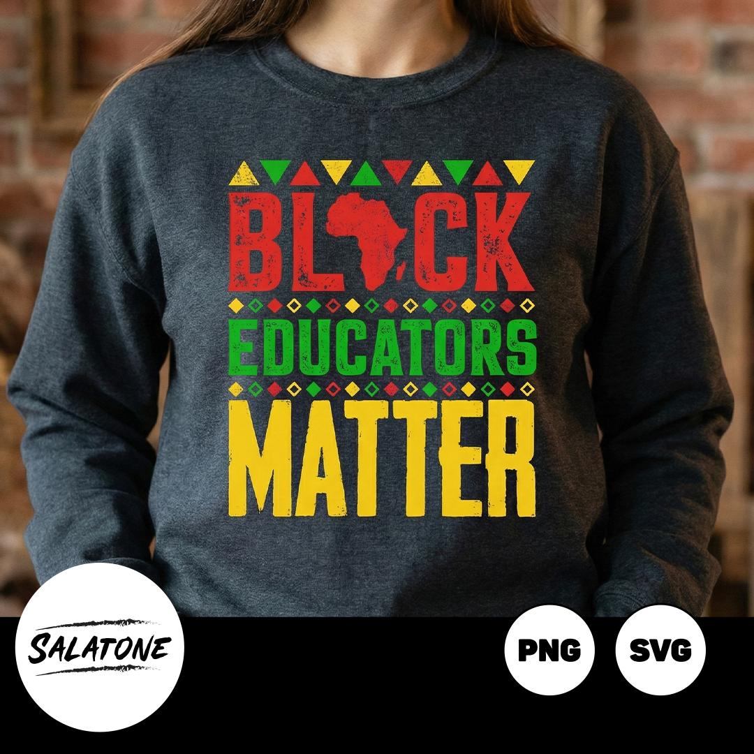 Black Educators Matter Design | Afrocentric Teacher Empowerment (Digital Download)