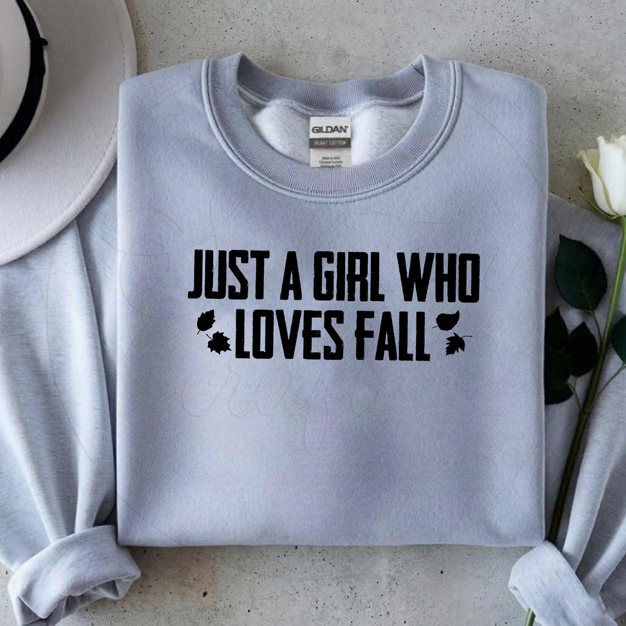 Fall Girl SVG | Distressed Autumn Sublimation Design (Digital Download)