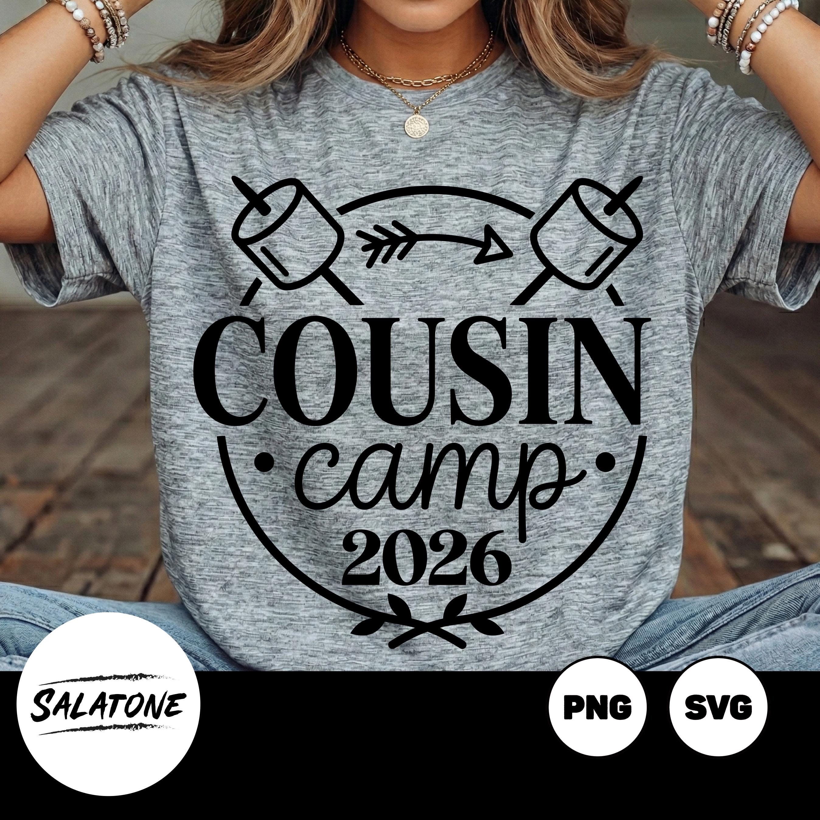 Cousin Camp 2026 SVG | Family Vacation Shirt Design (PNG, SVG)