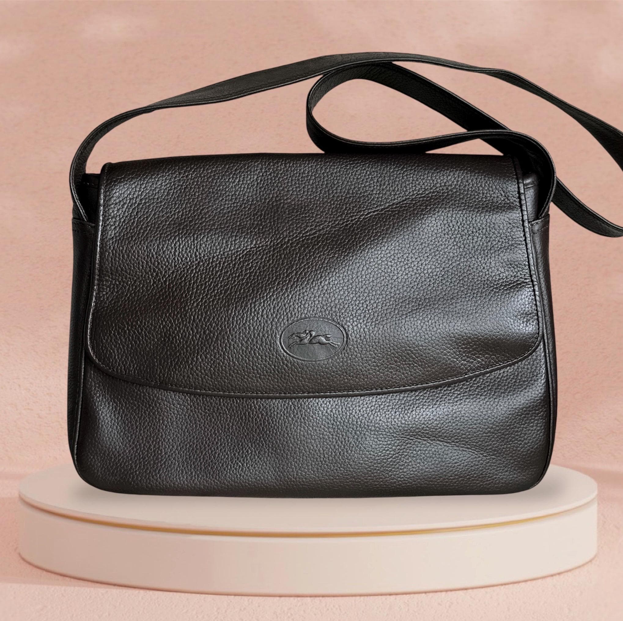 Longchamp vintage leather bag - Etsy 日本