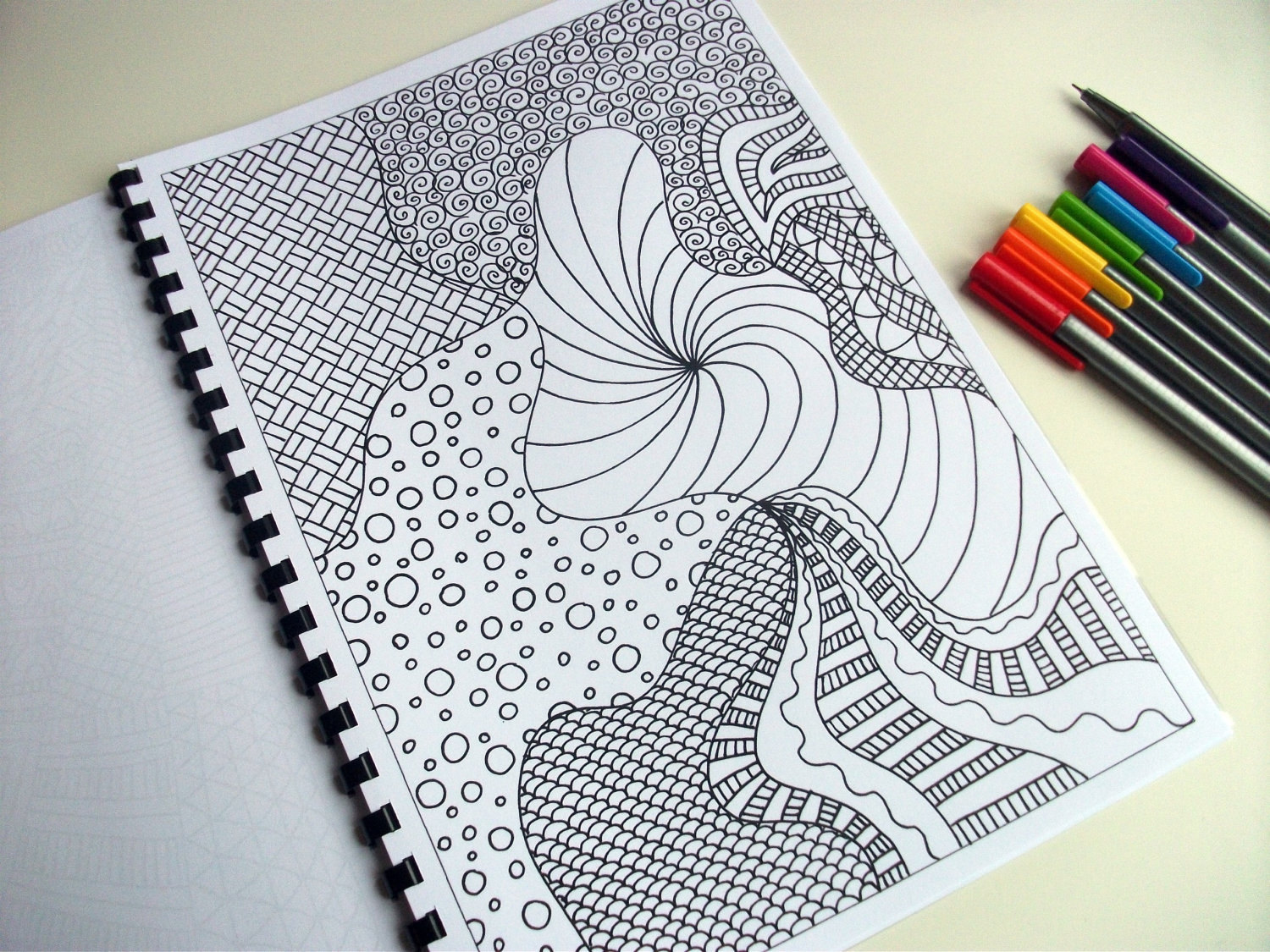 Easy Zentangle Pattern Sheet