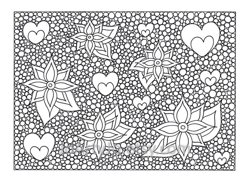 Download Mindfulness Coloring Page PDF Page 69 Printable Instant | Etsy