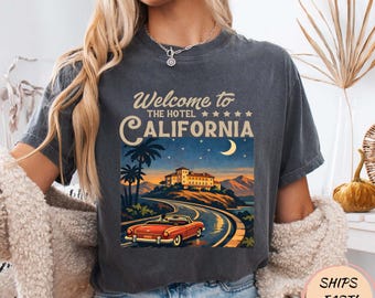 Bienvenue à l'hôtel California Rock Road Trip T-shirt