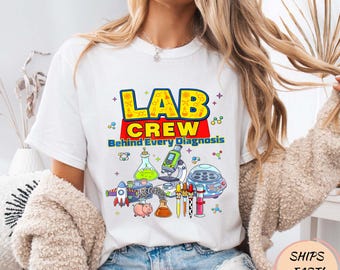 T-shirt de la semaine 2026 pour le laboratoire de diagnostic de laboratoire scientifique mignon d'équipe de laboratoire