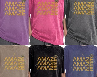 Koszulka z grafiką w stylu vintage Sci-Fi, zniszczona bawełniana koszula, wielokolorowa koszulka unisex, dostępna w wielu kolorach do wyboru.