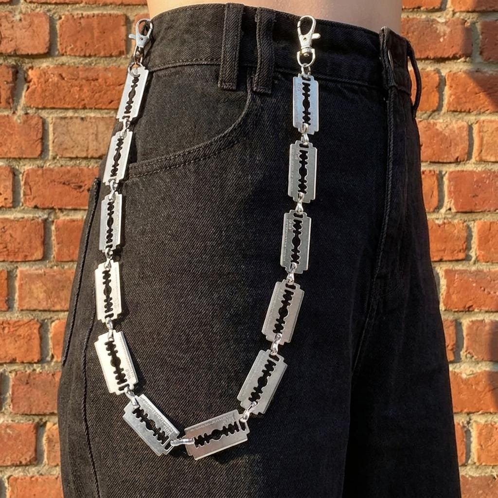 Emo Wallet Chain - Etsy UK