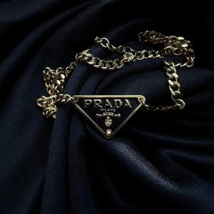 Prada triangle pendant necklace - Etsy 日本