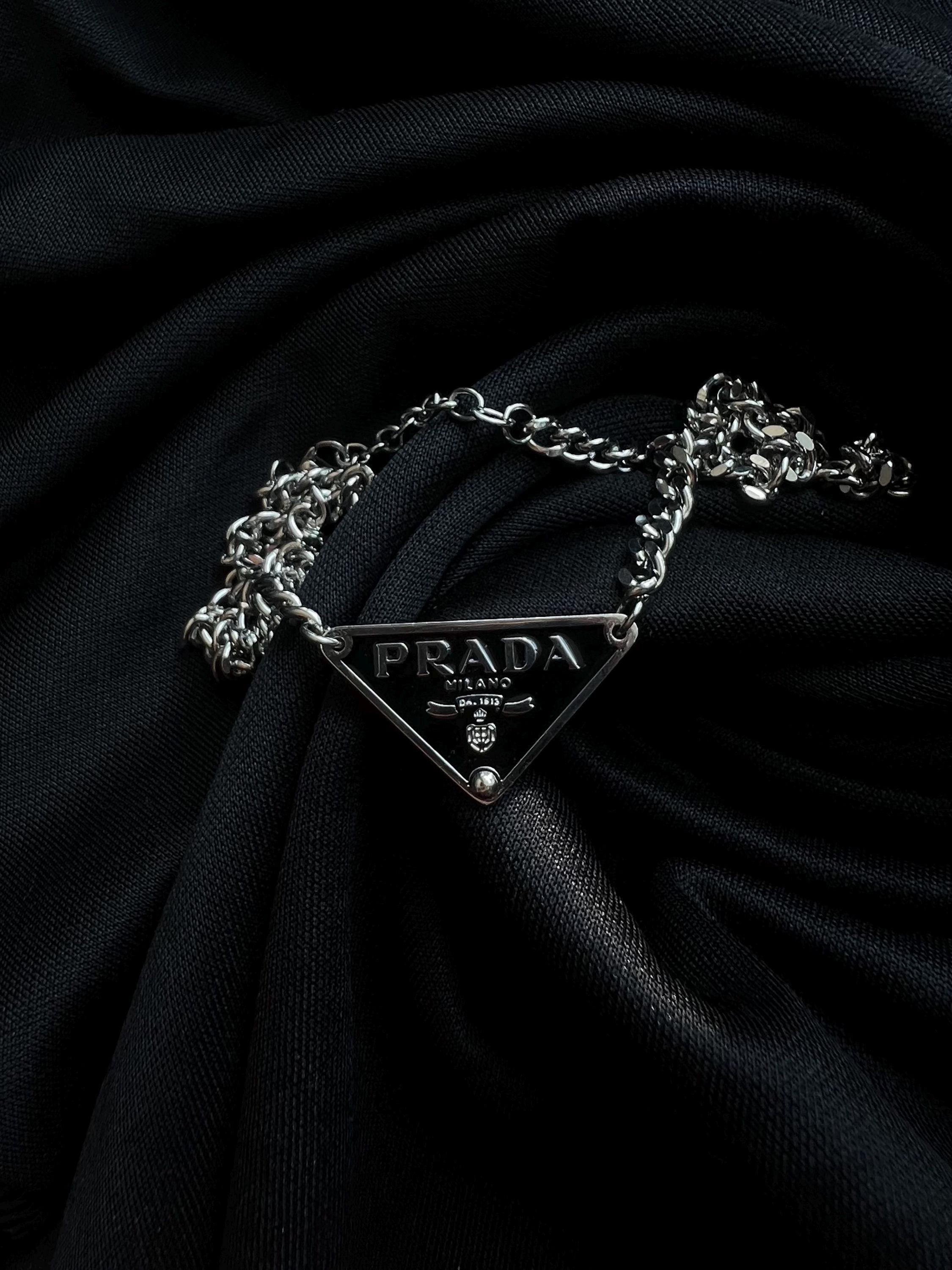 Prada necklace triangle - Etsy 日本