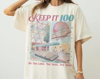 Retro Magic Kingdom T-Shirt, Keep It 100, Family Trip Gift