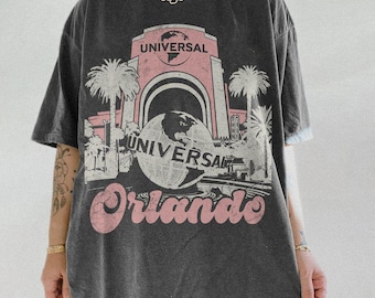 Vintage Universal Studios Orlando Shirt, Retro Universal Globe Theme Park Tee, Florida Travel Vacation Shirt, Universal Studios Souvenir Tee