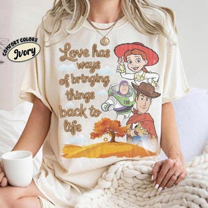 Vintage I Knew It I Knew You Shirt, TS and Toy Story 5 Friendship Shirt, Woody Buzz Lightyear Tee, Disneyland Toy Story Family Matching Tee image 6