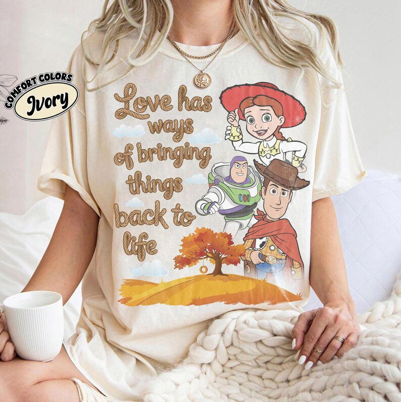 Vintage I Knew It I Knew You Shirt, TS and Toy Story 5 Friendship Shirt, Woody Buzz Lightyear Tee, Disneyland Toy Story Family Matching Tee image 6