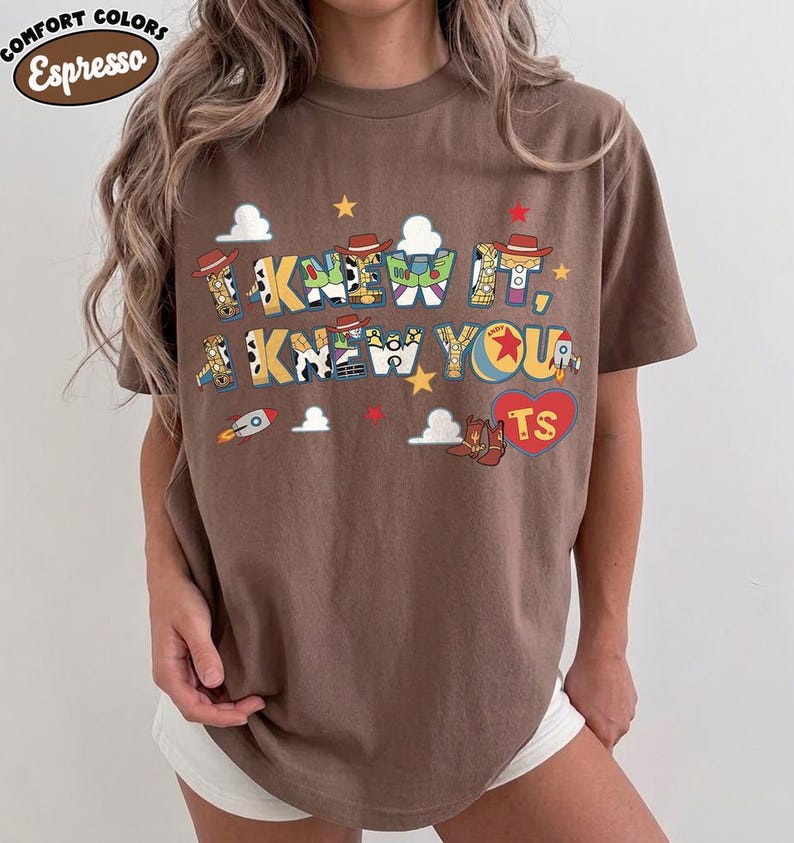 Retro I Knew It I Knew You Were Turning 5 Shirt, TS and Toy Story 5 Shirt, WDW Disneyland Toy Story 5 Birthday, Toy Story Birthday tee image 8