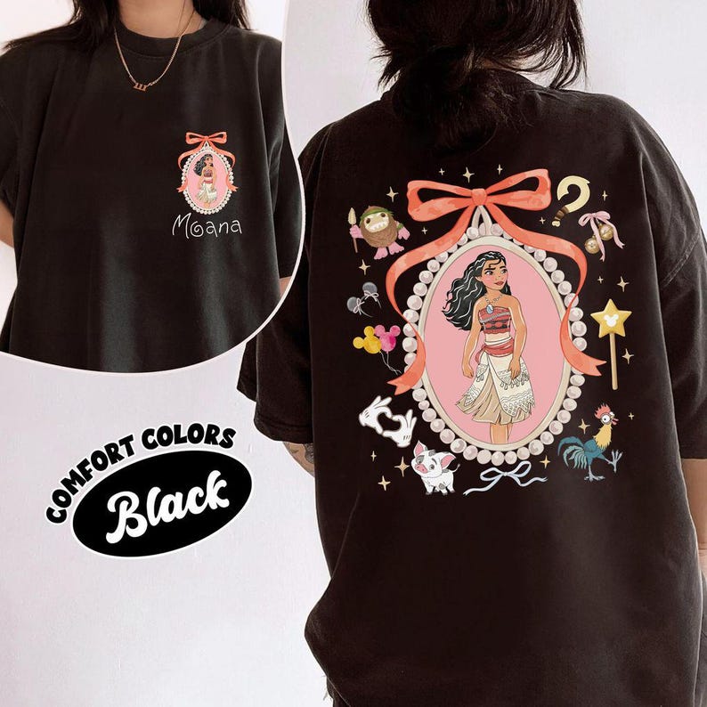 Coquette Bow Disney Princess Vintage Shirt, Belle Ariel Elsa Cinderella, Magic Kingdom Magical Castle Tee, Walt Disney Disney Girl Trip Gift image 10